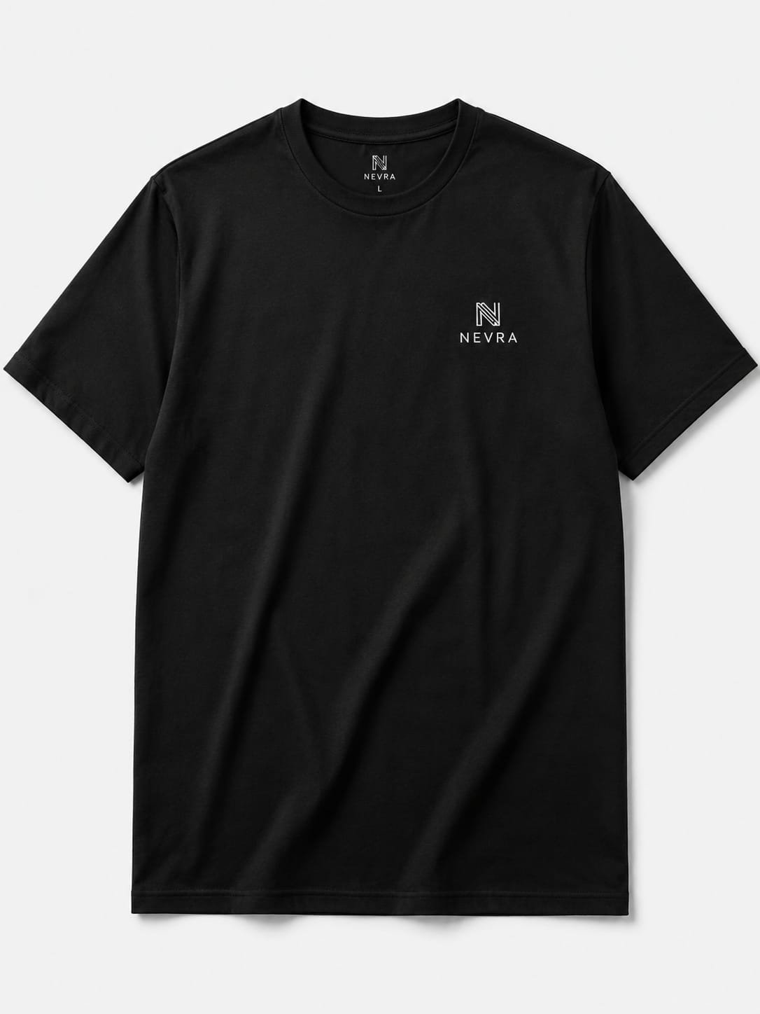 Black Crew-Neck T-Shirt