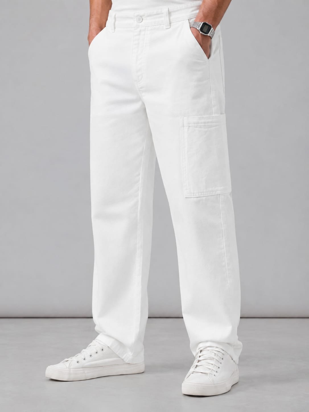 White Cargo Jean